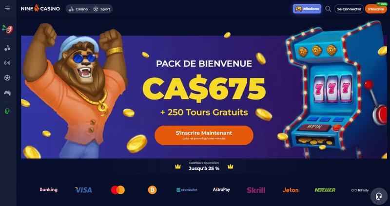 Nine casino france - Découvrez les avantages de connexion à Nine Casino en ligne en France
